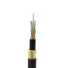 Outdoor Singlemode Single / Double Jacket Fiber Adss Cable 2km 4km Every Drum 100m Span