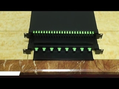 1U ODF 光ファイバーケーブル終了ボックス 12ポート 24ポート 48ポート