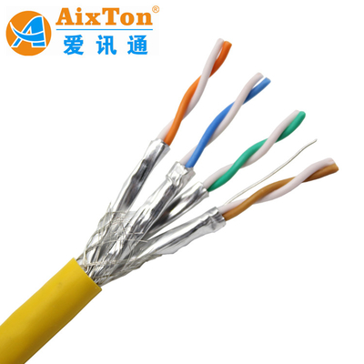 23awg Pure Copper UTP FTP SFTP Cat7 Ethernet Cable 100m 305m Roll For Indoor Outdoor