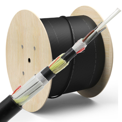 12-144core ADSS Outdoor Fiber Optic Cable Anti-rat Bite and Self-supporting Design Supply