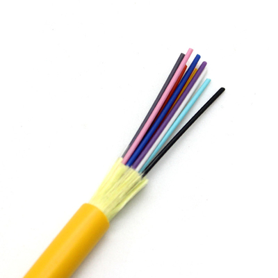 GJFJV Distribution Indoor Fibre Optic Cable with LSZH Armored Outer Jacket Material