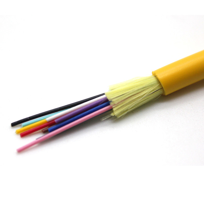 GJFJV Indoor Cable Optical Fiber Cable 1-24core Distribution Communication With Orange/yellow Color
