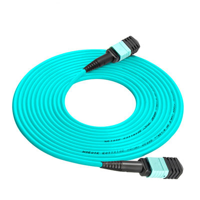 LC OM MTP MPO Fiber Optic Patch Cord 12F MPO-LC PC MPO Fan Out 0.9Mm Patch Cords