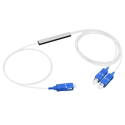 Steel Tube 1*8 LC/APC Optic Fiber Splitter Suitable For Connector for Singlemode G.657A1 Fiber Plc Wdm Box