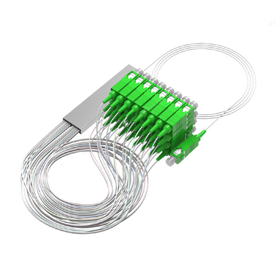 Steel Tube 1*8 LC/APC Optic Fiber Splitter Suitable For Connector for Singlemode G.657A1 Fiber Plc Wdm Box