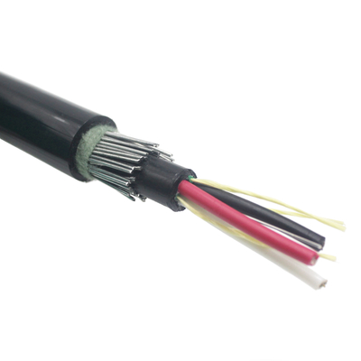 FTTA Hybrid Fiber Optic Cable with Copper Wire Power Photoelectric Composite Cables and Steel Tape/Aluiminum Tape Armor Layer
