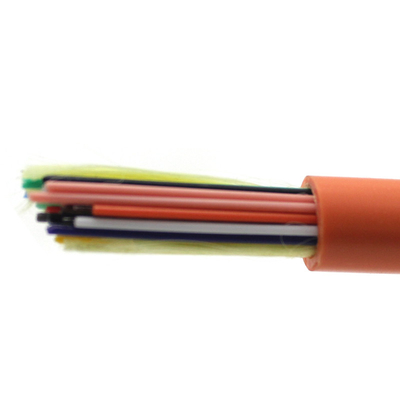 Indoor Distribution MM Bundle Fiber Optic Cable GJPFJV Armoured 48 Core 10D/20D Bending Radius