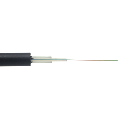 Outdoor Non-Metallic FRP Aerial Fiber Optic Cable with 12 Cores and 2km Length in PE Outer Jacket