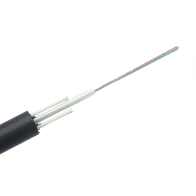 Outdoor Overhead GYFXY Central Bundle Tube Non-Metallic Optical Fiber Cable with 8 Fiber PE Outer Jacket