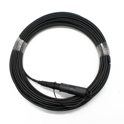 Waterproof Fiber Optic Patch Cord Cable Color Black FTTH Armoured SC/APC 5.0 for Drop Cable