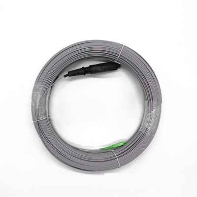 SC APC Outdoor Fiber Optic Patch Cord LSZH Cable Jacket Material Waterproof 4x6mm Corning Connector 1m