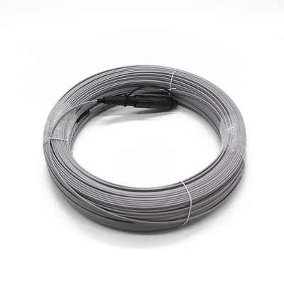 SC APC Outdoor Fiber Optic Patch Cord LSZH Cable Jacket Material Waterproof 4x6mm Corning Connector 1m