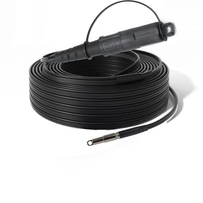 LC Connector Type FTTH Corning Simplex Waterproof Optical Fiber Patch Cord APC Armored Patch Cord LSZH Cable Jacket Material