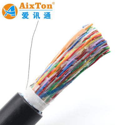 Telephone cable 100 200 Pairs multi pair Communication Cabler 0.4mm 0.5mm Bare Copper J11 telephone cable