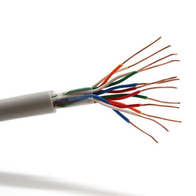 Cat3 UTP / FTP 24AWG Indoor Multi Pair Telephone Cable 10 / 16 / 20 / 25 / 50  Pair Manufacturer