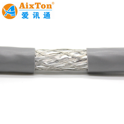 Color-coded PE Insulation Materials Shielded Cat6a SFTP UTP Lan Cable for High Speed Indoor Networking