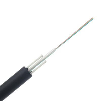 Outdoor Overhead GYFXY Central Bundle Tube Non-Metallic Optical Fiber Cable with 8 Fiber PE Outer Jacket