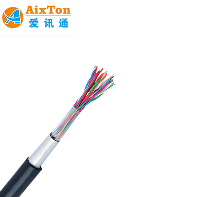 屋外UTPFTP Cat3電話ケーブル 100ペア カッパーCat5e 25 30 20 10ペアケーブル