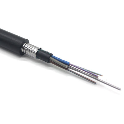 シングルモード装甲屋外光ファイバーケーブル 48/96/144 コア通信ケーブル インターネット GYTY53 GYTA53 通信ケーブル