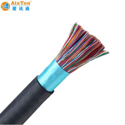 Cat 3 0.5mm Copper Underground 200 Pair  Copper telephone Armored cable 50 Pairs