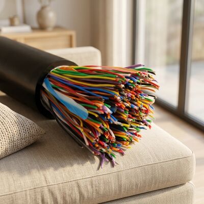 Cat3 UTP 16ペア電話ケーブル 24AWG 純銅 屋内屋外通信